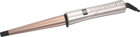 REMINGTON Shine Therapy Argan Oil & Keratin Infused ½-1 Inch Tapered Curling Wand for Natural Curls, Includes Heat Glove in Saudi Arabia