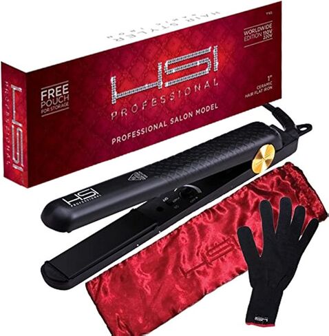 HSI بروفيشينال مكواة فرد الشعر المسطحة الايونية من السيراميك التورمالين من جلايدر | لفرد الشعر in Kuwait