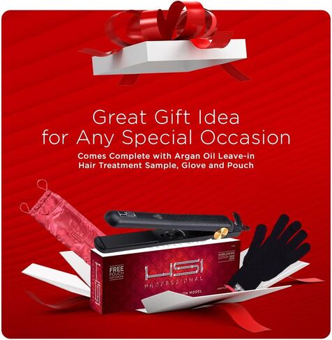 HSI بروفيشينال مكواة فرد الشعر المسطحة الايونية من السيراميك التورمالين من جلايدر | لفرد الشعر in Kuwait