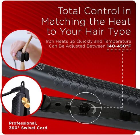 HSI بروفيشينال مكواة فرد الشعر المسطحة الايونية من السيراميك التورمالين من جلايدر | لفرد الشعر in Kuwait