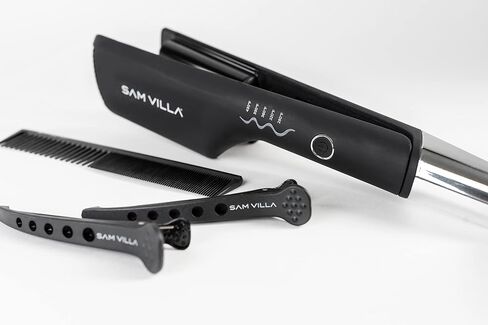 Sam Villa Pro Results مكواة تمويج الشعر ذات الأسطوانة المزدوجة مع إعدادات درجة حرارة متغيرة in Kuwait