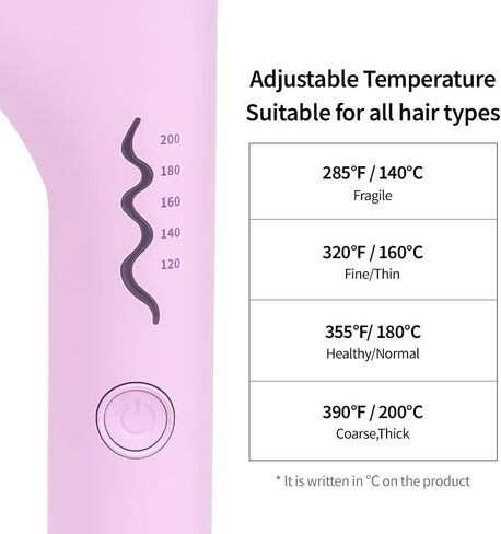 VODANA Professional Triple Flow Ceramic Hair Waver - Easy Beach Waves with Embedded Double Barrel Wave Iron. Experience Instant Heat, Long-Lasting Performance, and Quick Heat Up. (1.25 inch, Brown) in Saudi Arabia