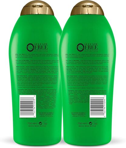 شامبو وبلسم مرطب + شجرة الشاي والنعناع من أو جي إكس، 750 مل (مجموعة من قطعتين) in Kuwait