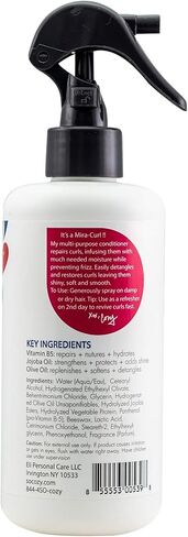 بلسم سوكوزي كيرل سبراي ليف إن لشعر الأطفال يفك تشابك الشعر ويعيد تجعيده، خالٍ من البارابين والكبريتات والألوان الصناعية أو الأصباغ وزيت الجوجوبا وزيت الزيتون وفيتامين ب5، البازلاء الحلوة، 8 أونصة سائلة in Kuwait