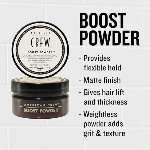 Men's Hair Boost Powder by American Crew, Provides Lift & Volume, 0.3 Oz in Saudi Arabia