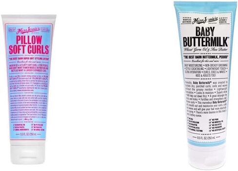 Miss Jessie's Pillow Soft Curls Unisex Lotion 8.5 oz & Coily Custard Unisex Emulsion 8.5 oz in Saudi Arabia