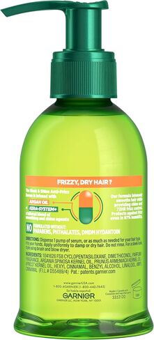 مصل Garnier Fructis Sleek & Shine المضاد للتجعد للشعر المجعد والجاف، زيت الأرغان، 5.1 أونصة سائلة، عدد 1 (قد تختلف التعبئة) in Kuwait