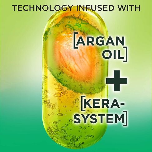 مصل Garnier Fructis Sleek & Shine المضاد للتجعد للشعر المجعد والجاف، زيت الأرغان، 5.1 أونصة سائلة، عدد 1 (قد تختلف التعبئة) in Kuwait