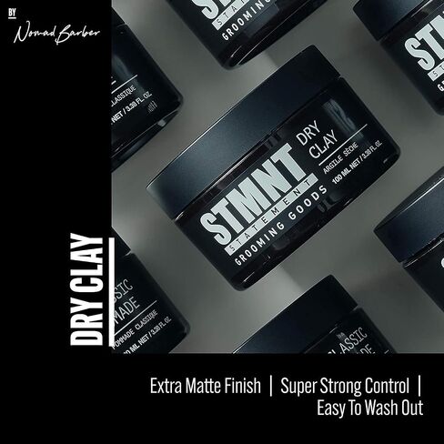 STMNT Grooming Goods Dry Clay | Extra Matte Finish | Super Strong Control | Easy to Wash Out in Saudi Arabia