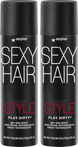 SexyHair Style Play Dirty Dry Wax Spray | Body and Dimension | Helps Achieve Second-Day Look | All Hair Types in Saudi Arabia