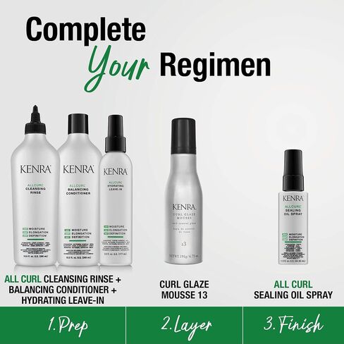 Kenra Curl Glaze Mousse 13 | Curl Control Glaze | Provides Frizz Control & Humidity Resistance | All Hair Types in Saudi Arabia