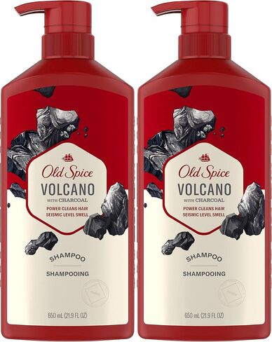 Old Spice Charcoal Shampoo for Men, 21.9 Oz Each, Twin Pack in Kuwait