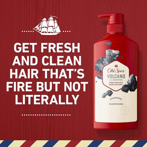 Old Spice Charcoal Shampoo for Men, 21.9 Oz Each, Twin Pack in Kuwait