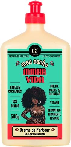 Linha Meu Cacho Minha Vida Lola Brasil - Creme de Pentear 500 Gr - (Lola Brasil My Cyrls, My Life Collection - Combing Cream Net 17.6 Oz) in Saudi Arabia