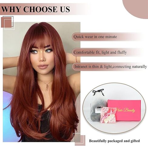 Clip in Hair Extensions Brown Hair Extensions for Women Hair Extensions Clip ins Layered Hair Extensions 4pcs Thick Hair Extensions Long Straight Hair Extensions 20 Inch in Kuwait