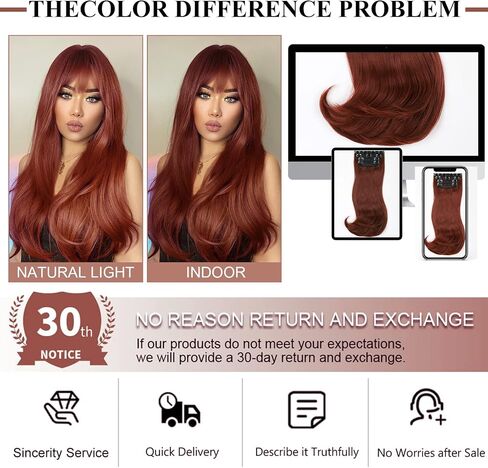 Clip in Hair Extensions Brown Hair Extensions for Women Hair Extensions Clip ins Layered Hair Extensions 4pcs Thick Hair Extensions Long Straight Hair Extensions 20 Inch in Kuwait