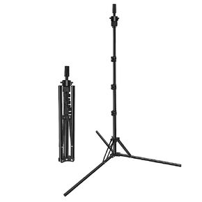 LANENQJP Foldable Mannequin Head Stand, Upgrade Adjustable Wig Stand Tripod, Metal Mannequin Stand for Cosmetology Hairdressing Training in Saudi Arabia