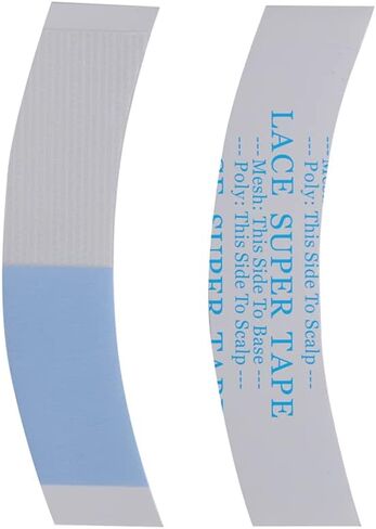 Wig Tape Strips 36 Pieces Double Sided Bonding Clear Adhesive Tape for Lace Wig Toupee Hairpiece(A Contour) in Saudi Arabia