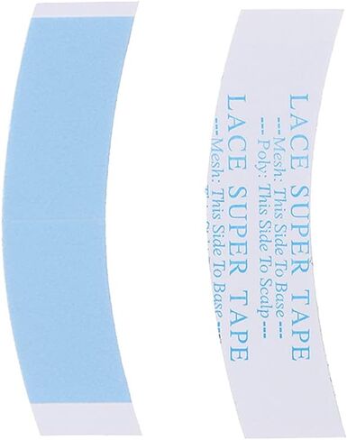 Wig Tape Strips 36 Pieces Double Sided Bonding Clear Adhesive Tape for Lace Wig Toupee Hairpiece(A Contour) in Saudi Arabia