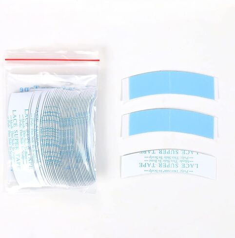 Wig Tape Strips 36 Pieces Double Sided Bonding Clear Adhesive Tape for Lace Wig Toupee Hairpiece(A Contour) in Saudi Arabia