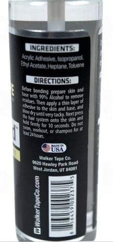 walker tape co New Ultra Hold Acrylic Adhesive 1.4oz w/Brush Applicator, one Color in Saudi Arabia