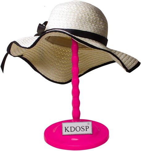 Wig Stand Plastic Hat Display Wig Head Holders Mannequin Head/Stand Portable Wig Stand Use Hat For Styling Drying Display Black Plastic Wig Stand (Black) in Saudi Arabia