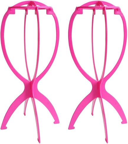 Dreamlover Wig Stand, Wig Head Stand, Travel Plastic Wig Stand, 2 Pack in Saudi Arabia