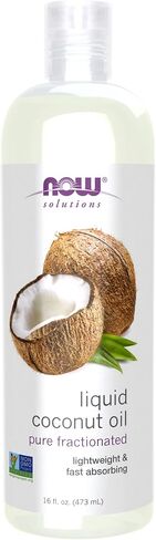 NOW Solutions, Liquid Coconut Oil, Light and Nourishing, Promotes Healthy-Looking Skin and Hair, 16-Ounce in Saudi Arabia