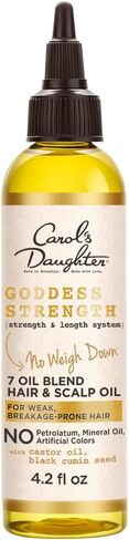 مزيج الزيوت من Carol's Daughter Goddess Strength 7 لمعالجة زيت فروة الرأس والشعر - مع زيت الخروع والجوجوبا، 4.2 أونصة سائلة in Kuwait