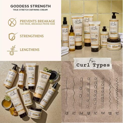 مزيج الزيوت من Carol's Daughter Goddess Strength 7 لمعالجة زيت فروة الرأس والشعر - مع زيت الخروع والجوجوبا، 4.2 أونصة سائلة in Kuwait