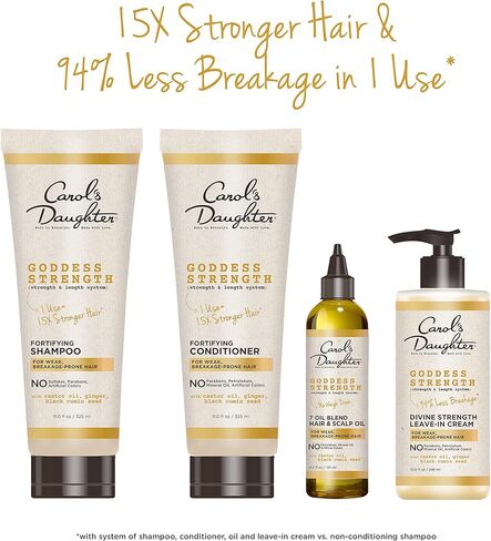 مزيج الزيوت من Carol's Daughter Goddess Strength 7 لمعالجة زيت فروة الرأس والشعر - مع زيت الخروع والجوجوبا، 4.2 أونصة سائلة in Kuwait