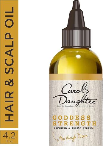 مزيج الزيوت من Carol's Daughter Goddess Strength 7 لمعالجة زيت فروة الرأس والشعر - مع زيت الخروع والجوجوبا، 4.2 أونصة سائلة in Kuwait