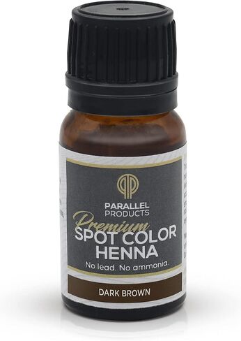 Parallel Products Spot Color Henna Kit - Henna Hair Dye - 3 grams - Tint for Professional Spot Coloring - With Mixing Dish - Covers Grey Hair - Root Touch Up (Black) in Saudi Arabia