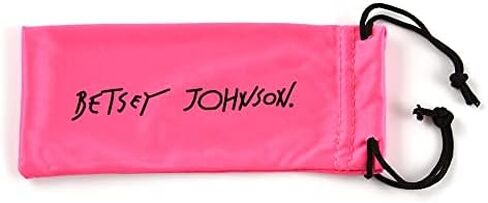 Betsey Johnson womens Thea Glasses Blue Light Glasses, Shiny Black, 62mm US in Kuwait