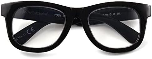 Betsey Johnson womens Thea Glasses Blue Light Glasses, Shiny Black, 62mm US in Kuwait
