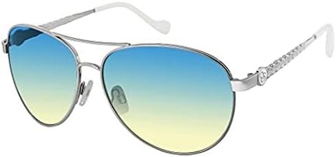 Jessica Simpson J5702 Stylish Metal UV Protective Aviator Sunglasses. Glam Gifts for Women, 59 mm in Saudi Arabia
