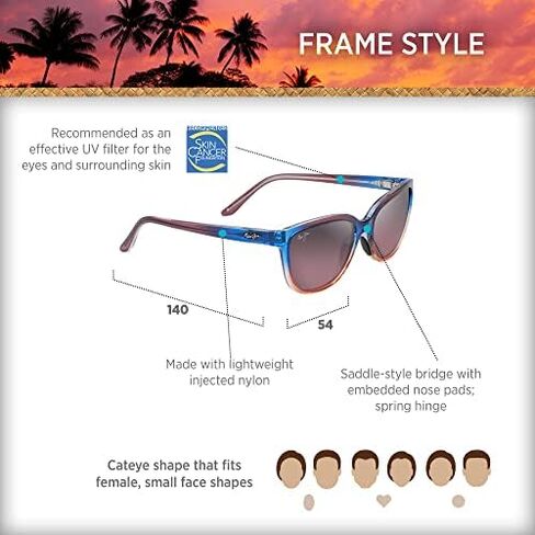 Maui Jim Women's Honi Cat-Eye Sunglasses in Saudi Arabia