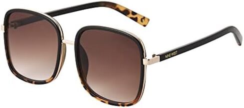 ناين ويست نظارة شمسية مرجانية مربعة للنساء in Kuwait