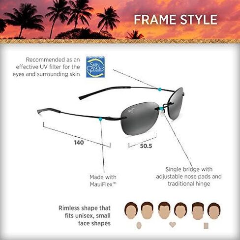 Maui Jim Aki Aki w/Patented Polarizedplus2 Lenses Oval Sunglasses in Kuwait