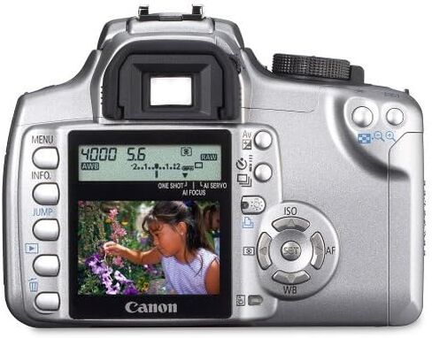 Canon Digital Rebel XT DSLR Camera with EF-S 18-55mm f3.5-5.6 Lens (Black) (OLD MODEL) in Saudi Arabia