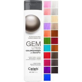 Celeb Luxury Colorwash Color Depositing Conditioner + Bondfix Bond Rebuilder, Semi Permanent Hair Color, Vegan Hair Dye, Viral and Gem Lites in Saudi Arabia