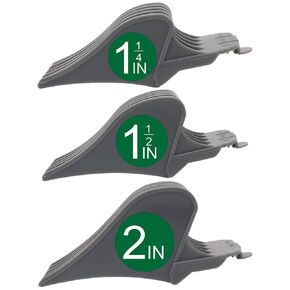 Professional Hair Clipper Combs Guides, Hair Clipper Guards 1 & 1/4" 1 & 1/2" 2", Mega NO.16 NO.12 NO.10 fits for most Wahl Clippers (NO.10+NO.12+NO.16, Gray)
