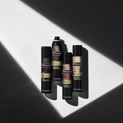 صبغة مؤقتة للشعر من TRESemmé، لون بني داكن، خالي من الأمونيا، خالٍ من البيروكسيد، رذاذ لتغطية الجذور، 2.5 أونصة in Kuwait