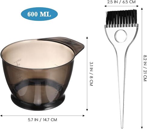 Healifty Hair Dye Coloring Kit 20Pcs - Hair Dye Bowl, Hair Dye Brush, Hair Dye Comb, Hair Coloring Cape, Ear Cover, Gloves, Hairpin, Hair Dying Accessory Kit for Hair Coloring in Saudi Arabia
