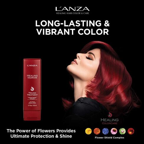 L'ANZA Healing ColorCare Trauma Treatment, Leave-In Conditioner for Dry Damaged Hair, Extends Color Longevity, For Healhty and Vibrant Color with Split End Repair & Hair Shine, Luxury Hair Care in Kuwait