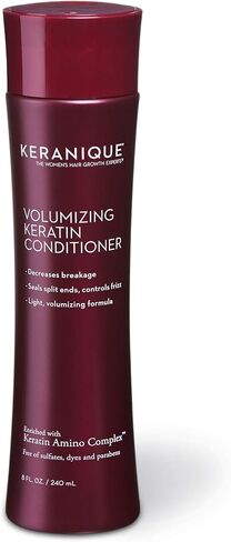 بلسم كيرانيك المكثف بالكيراتين للشعر الخفيف وإعادة نمو الشعر | مركب الكيراتين الأميني، خالي من الكبريتات والأصباغ والبارابين، 8 أونصة سائلة in Kuwait