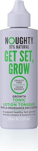 Noughty 97% Natural Get Set Grow Tonic، يُترك في العلاج للحصول على شعر أكثر سمكًا وامتلاءً مع مركب البازلاء وحمض الهيالورونيك، عناية نباتية خالية من الكبريتات 75 مل in Saudi Arabia
