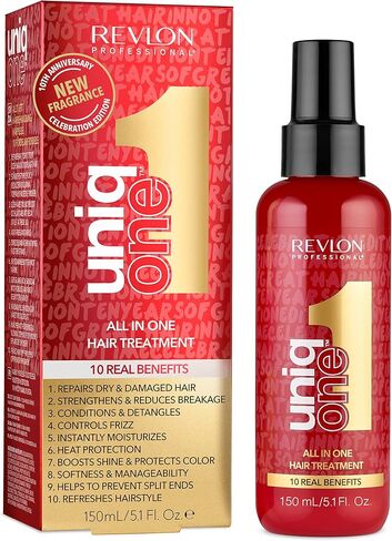UniqOne Revlon Professional Hair Treatment, Moisturizing Leave-In Product, Repair For Dry and Damaged Hair, Promotes Healthy Hair, 5.1 Fl Oz (Pack of 1) in Saudi Arabia