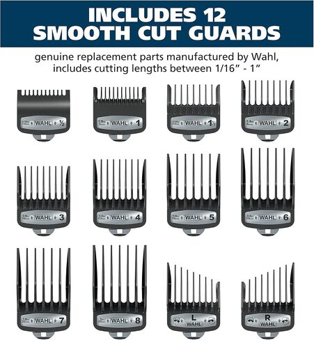 Wahl Clipper Genuine Elite Attachment Guard Organization Kit with Hair Clipper Guide Combs, 14 Piece Elite Storage Kit for Wahl Hair Clippers -3291-200 in Saudi Arabia