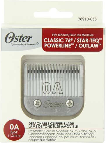 Oster Professional 76918-126 Replacement Blade, Classic 76/Star-Teq/Power-Teq Clippers, Size #2, 1/4" (6.3 mm) in Saudi Arabia